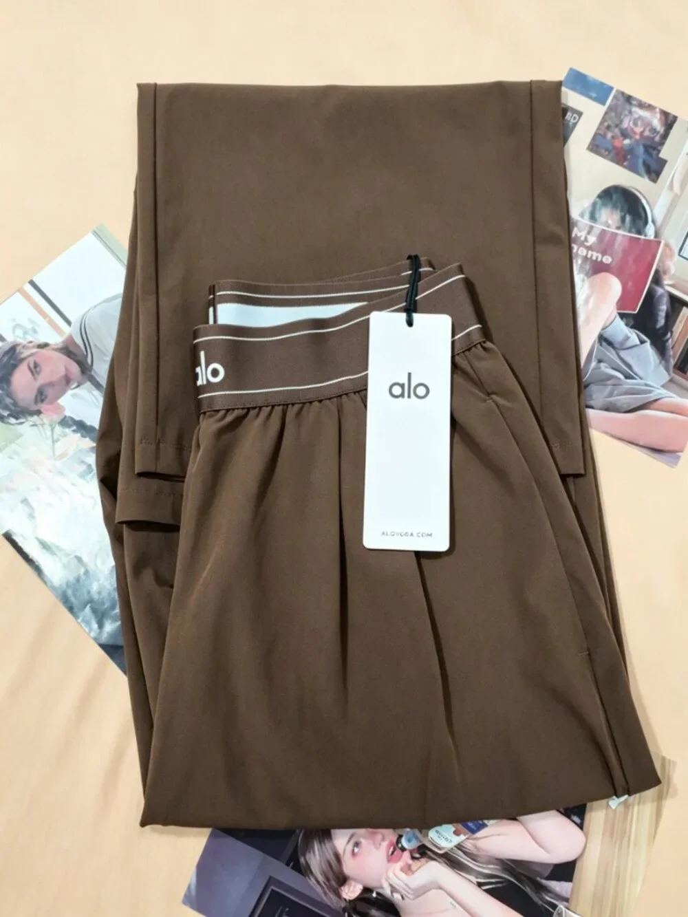 🤎ALO Yoga Espresso Suit Up Trouser NWT🏷️Regular 30